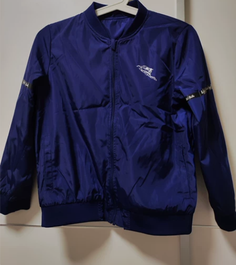 芭蕾娃娃 中芭联名 男童外套 藏蓝色 亮面...