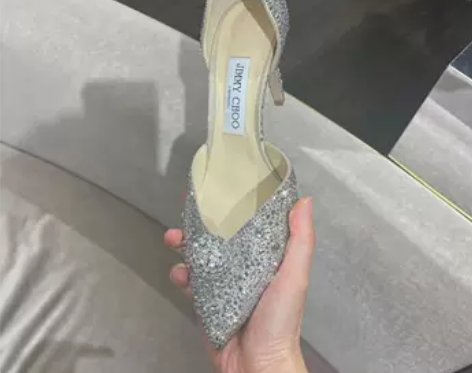 Jimmy Choo 满钻石 凉鞋 正品 ...
