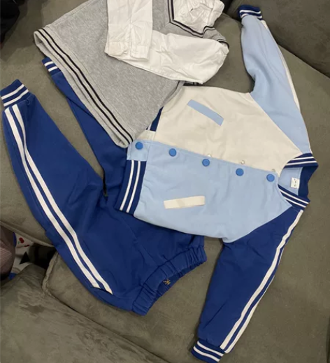 120码校服衣一套（有点厚度，有内网，质量...