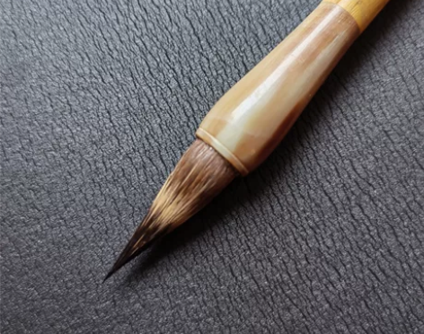 梅鹿竹纯紫毫鸡距笔 笔头材质:纯三花紫毫 ...