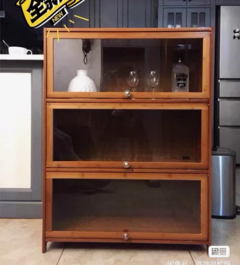 【特价处理】复古储物柜餐边柜客厅碗贵茶水柜...