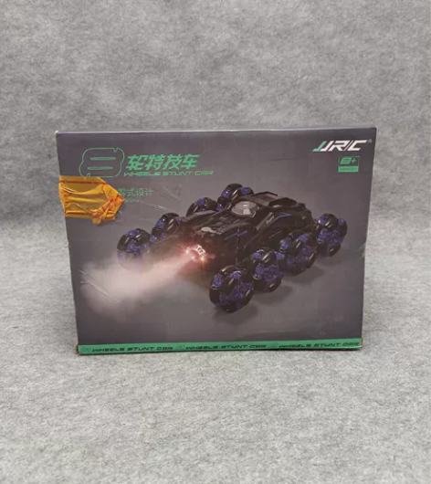 JJRC 8轮特技遥控车蓝黑色 原装正品，...