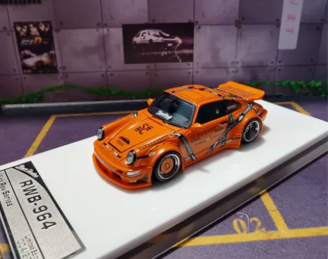 1/64 保时捷 rwb 964 树脂 车...