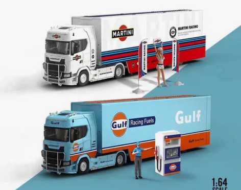 ModerArt潮艺1:64拖头货柜运输车...