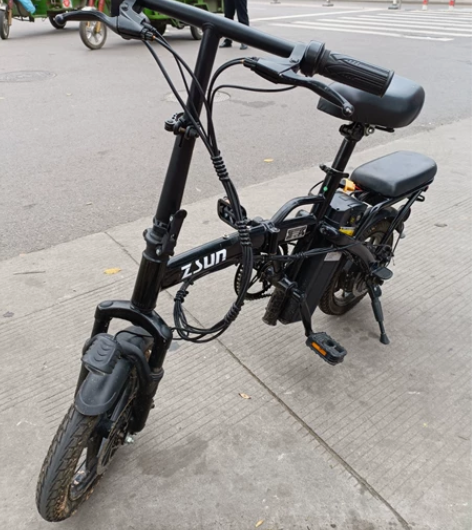 出售锂电折叠车架子，没电池，看好了没电池不...