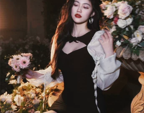 法式裙 短裙法式Nininio漓漓晚星 性...