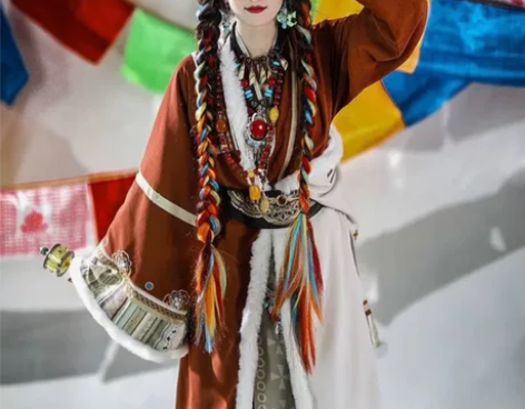 花仙记【达瓦卓玛】原创汉元素藏服民族风飞机...