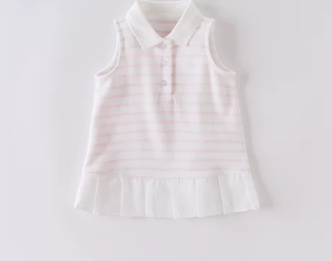 戴维贝拉女童连衣裙夏季新款童装宝宝小女孩运...