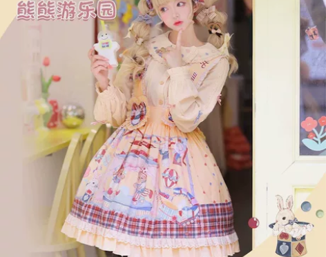 M换L码或出 熊熊游乐园原创设计Lolit...