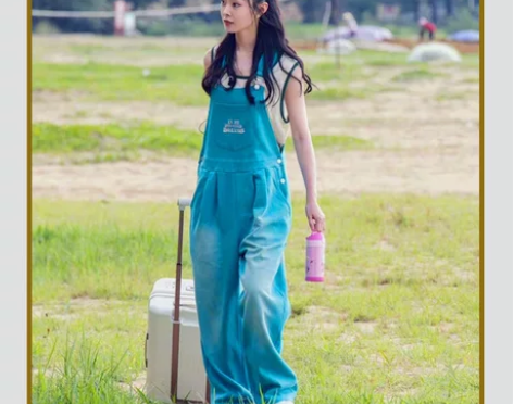 背带裤长裤背带向往女休闲2022夏季宽松工...