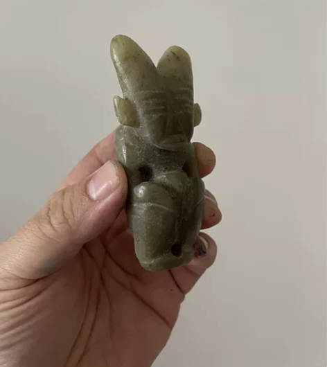 年代不知老玉雕人。个人收藏捡漏。包邮不议价...