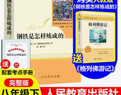 钢铁是怎样炼成的初中正版原著八年级下册完整...