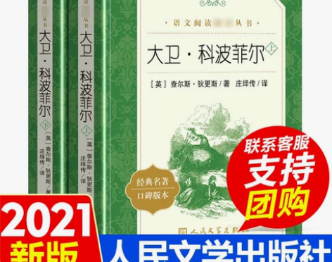 大卫科波菲尔人民文学出版社 正版全2册 查...
