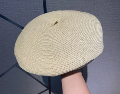夏季款日本超纤维纸素编织清凉防洒草帽贝雷帽...