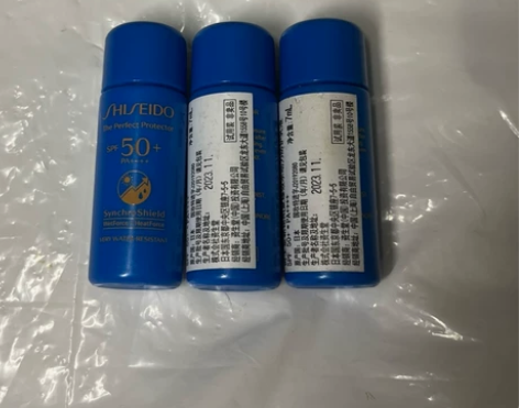 资生堂新阳夏臻效水动力防护乳液，蓝胖子防晒...