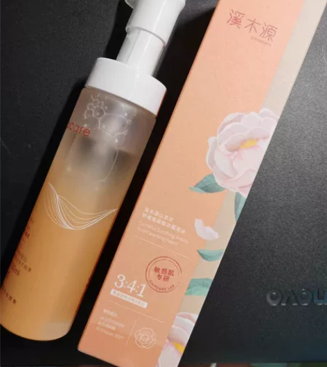 【官旗直发】新版溪木源山茶花洗面奶洁面泡沫...