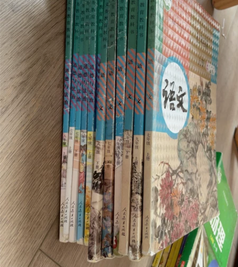 政治+语文 人教版 初一到初三全册 有笔记...