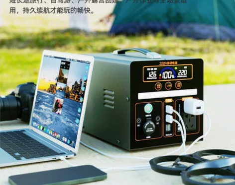 户外移动电源220v大容量便携家用自驾游直...