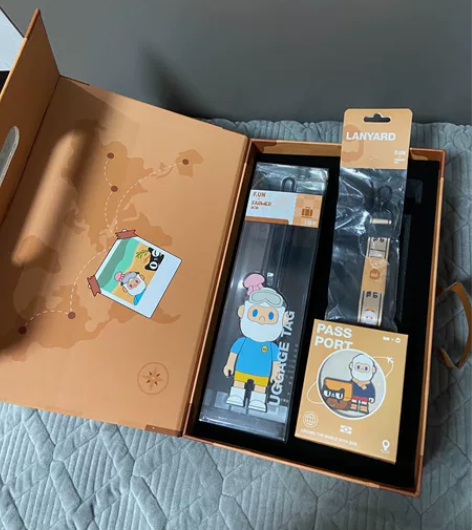 Bob环游行李牌 bob天猫徽章 手机挂绳...