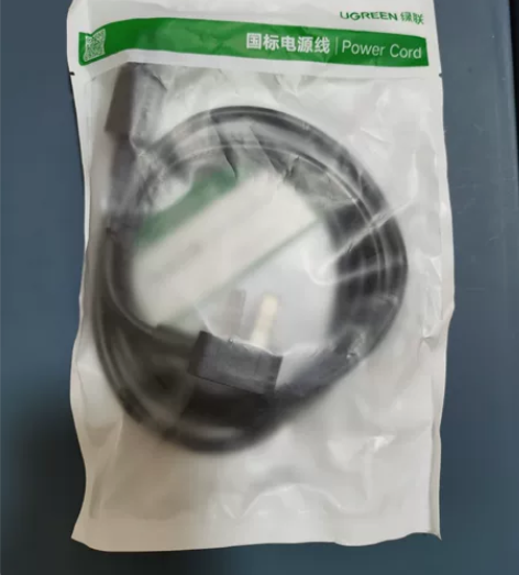 绿联 电源线 电脑主机电源线 国标三孔品字...
