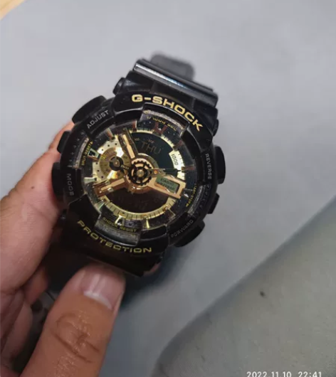 卡西欧gshock黑金款 美国朋友送的，自...