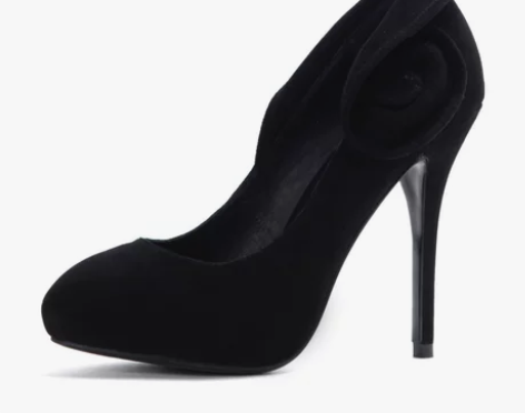 淘品牌白领丽人 经典复古羊猄花朵女单鞋防水...