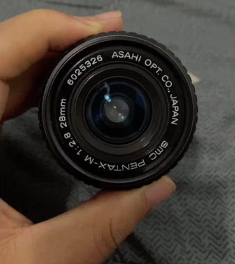 宾得m28mm f2.8手动镜头，pk卡口...