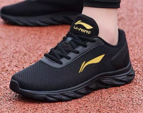 李宁跑步鞋男鞋新款网面鞋子休闲鞋跑鞋轻便软...