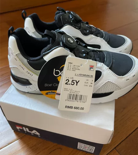 FILA儿童鞋，全新，正品，非诚勿扰 感兴...