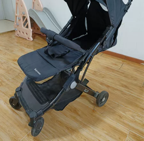 八成新婴儿推车 可坐可躺可折叠 图4-5 ...