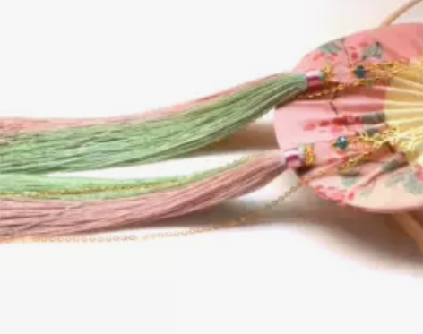 【幼澄】手工手绘腰圆荷包 闻鹤之声-飞天系...