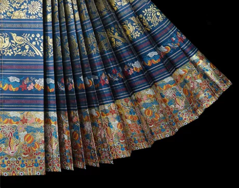 远山黛汉服  微瑕马面布料掉落