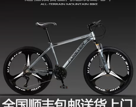 永久铝合金山地越野自行车男女士成年人上班骑...