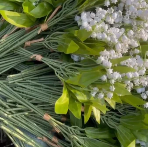小清新ins风花瓶桌面仿真花铃兰花插花假花...