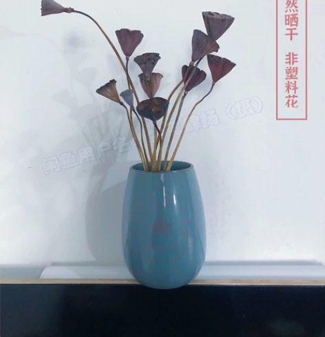 100%真莲蓬干花花束供佛禅意摆件插花摆设...