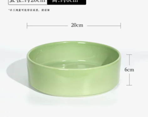 全新剑山花盆插花器皿，陶瓷中式大圆盘直边盘...