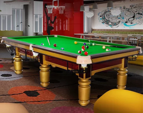 乔氏石库台球桌标准成人家用球房案金腿银腿钢...