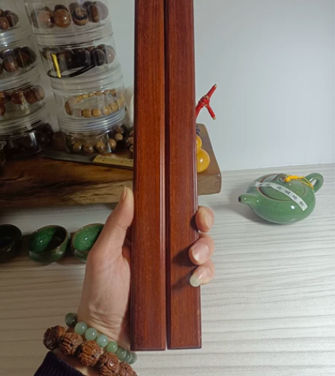 赞比亚 血檀 老料 镇尺 拿手里手感很好，...