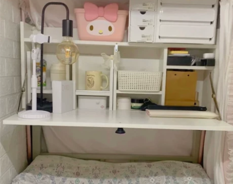 【包邮】简约床上小桌子宿舍女学生男学生可折...