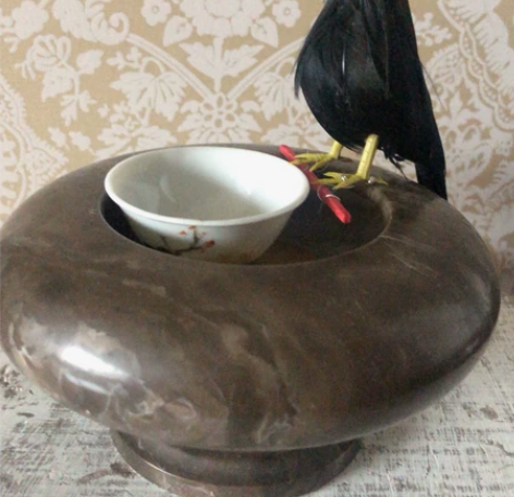 古董  回流 旧藏 尼泊尔昆仑石料 轻奢风...