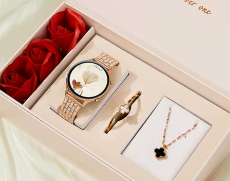 适用于苹果vivo满天星女士智能手表蓝牙电...