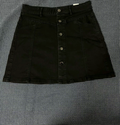 ?洗一穿一洗一，only弹力牛仔A字裙，1...