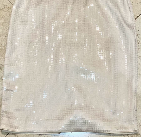 H##amp；amp；M亮片铅笔裙 面料：...