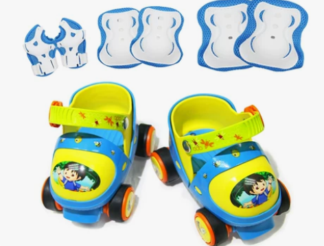 玄凌幼儿双排溜冰鞋儿童轮滑鞋2宝宝4轮滑5...