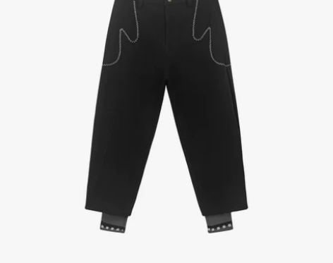 【预售】bosie冬季新款休闲裤男情侣简约...