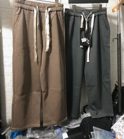 全新潮牌男女同款直筒阔腿休闲裤特价49.9...