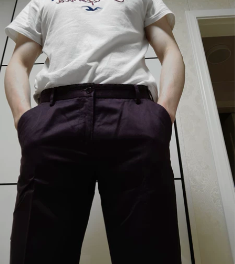 藏红色休闲裤，175/88A 82%棉，尺...