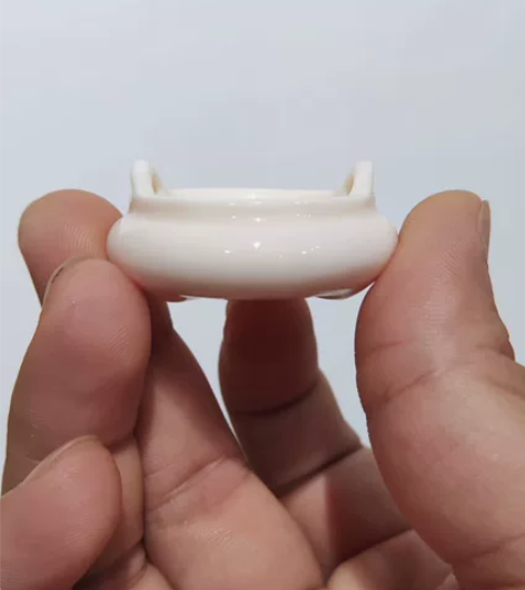白瓷袖珍迷你小香炉家用线香插香座塔室内供奉...