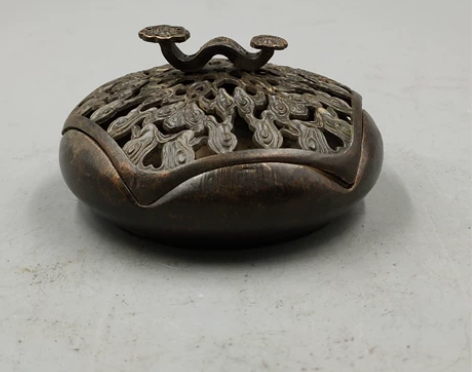 精品黑包浆如意香薰炉 雕工精细 包浆浓郁 ...