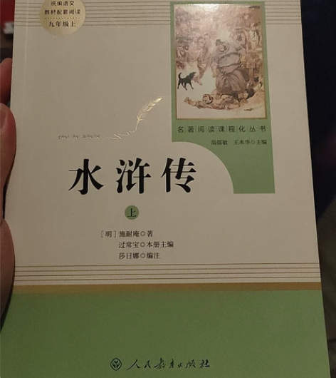 水浒传  9.99新  两本  分上下 原...